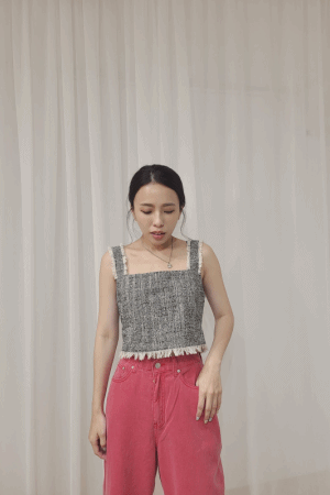 波西米亞流蘇小香背心