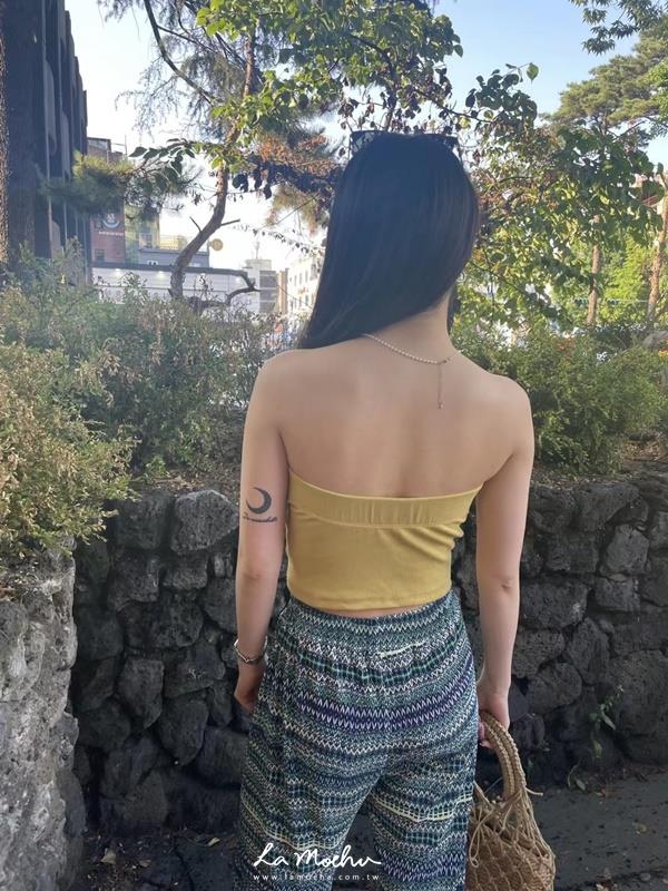 包覆感坑條平口BRA背心(闆娘.花花清單)