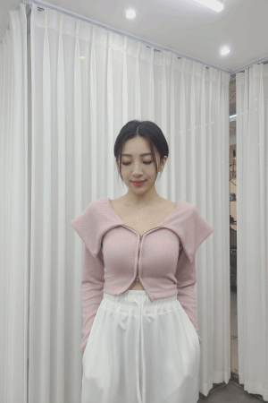 春夏款G奶大翻領雙拉鍊上衣
