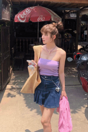 平口彈性小背心