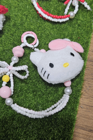 珠珠款kitty掛飾