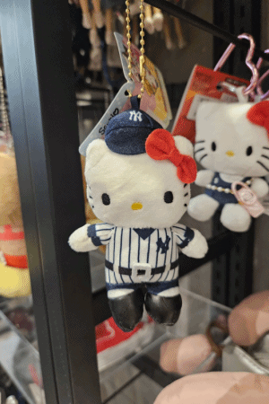 棒球洋基KITTY吊飾