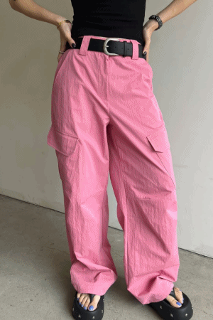 (限量商品)無聲縮口工作褲