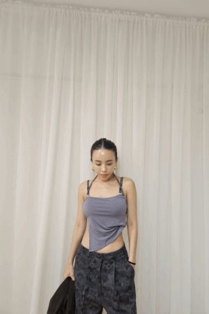 交叉美背萊卡背心