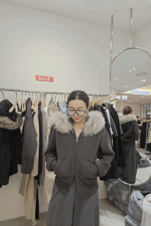 (限量商品)雙拉鍊人造毛刷絨外套