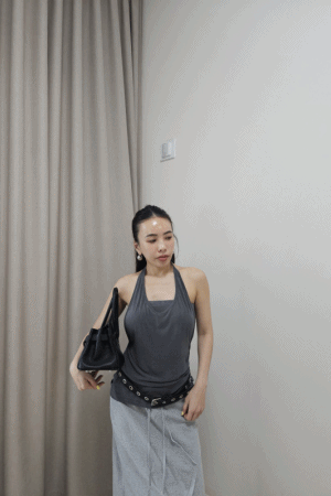 繞脖美背背心+平口背心兩件組