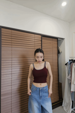 拼色滾邊短版BRA背心(闆娘.花花清單)
