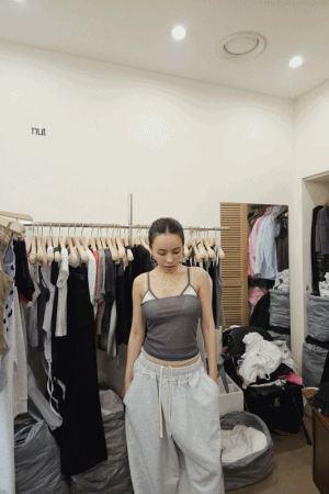 拼紗滾邊點點背心(闆娘.花花清單)