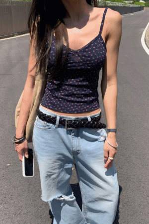小馬甲碎花背心