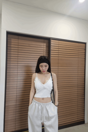 睫毛蕾絲緞面BRA背心(闆娘.花花清單)
