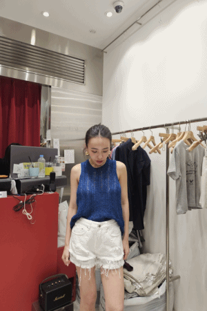 波希米亞針織背心