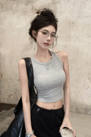 圓領鐵扣美背BRA背心