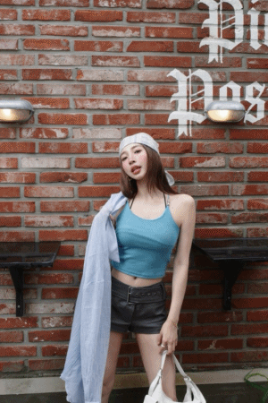 後交叉串珠細肩背心(闆娘清單)
