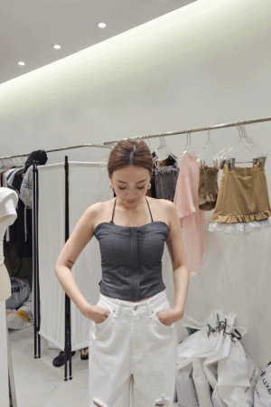 (限量)平口鬆緊背心