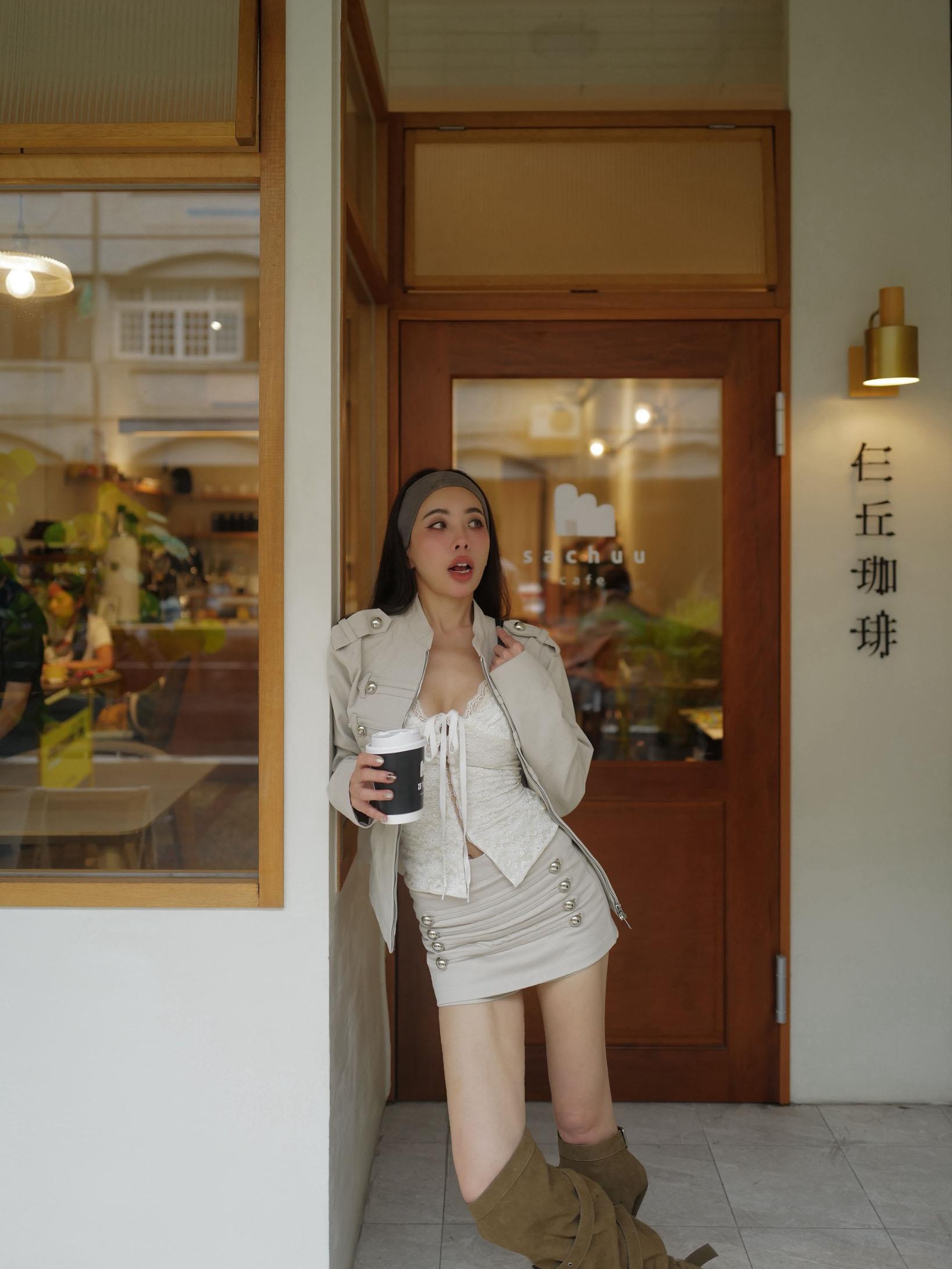 雙層蕾絲馬甲背心