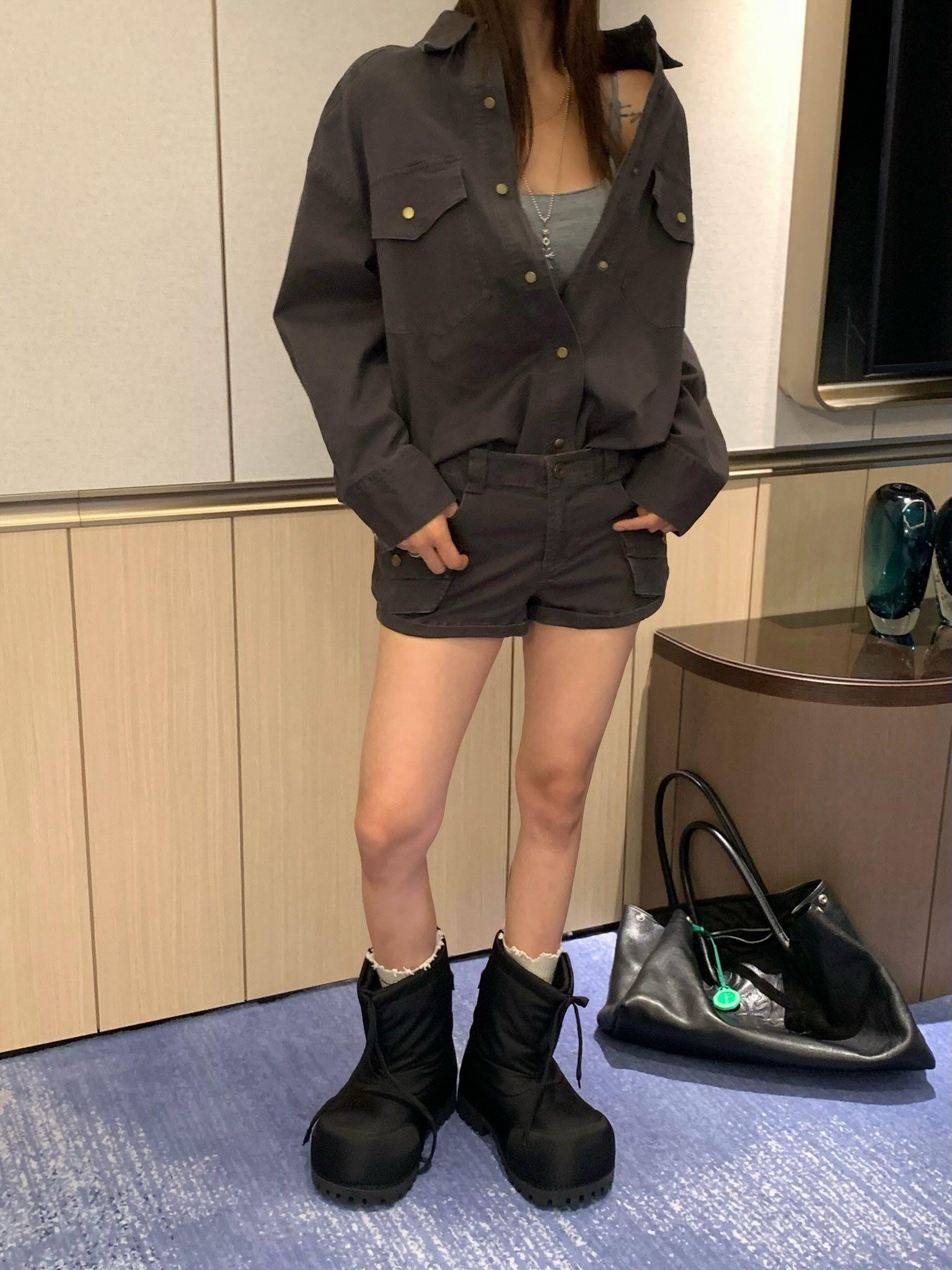 工裝口袋小短褲
