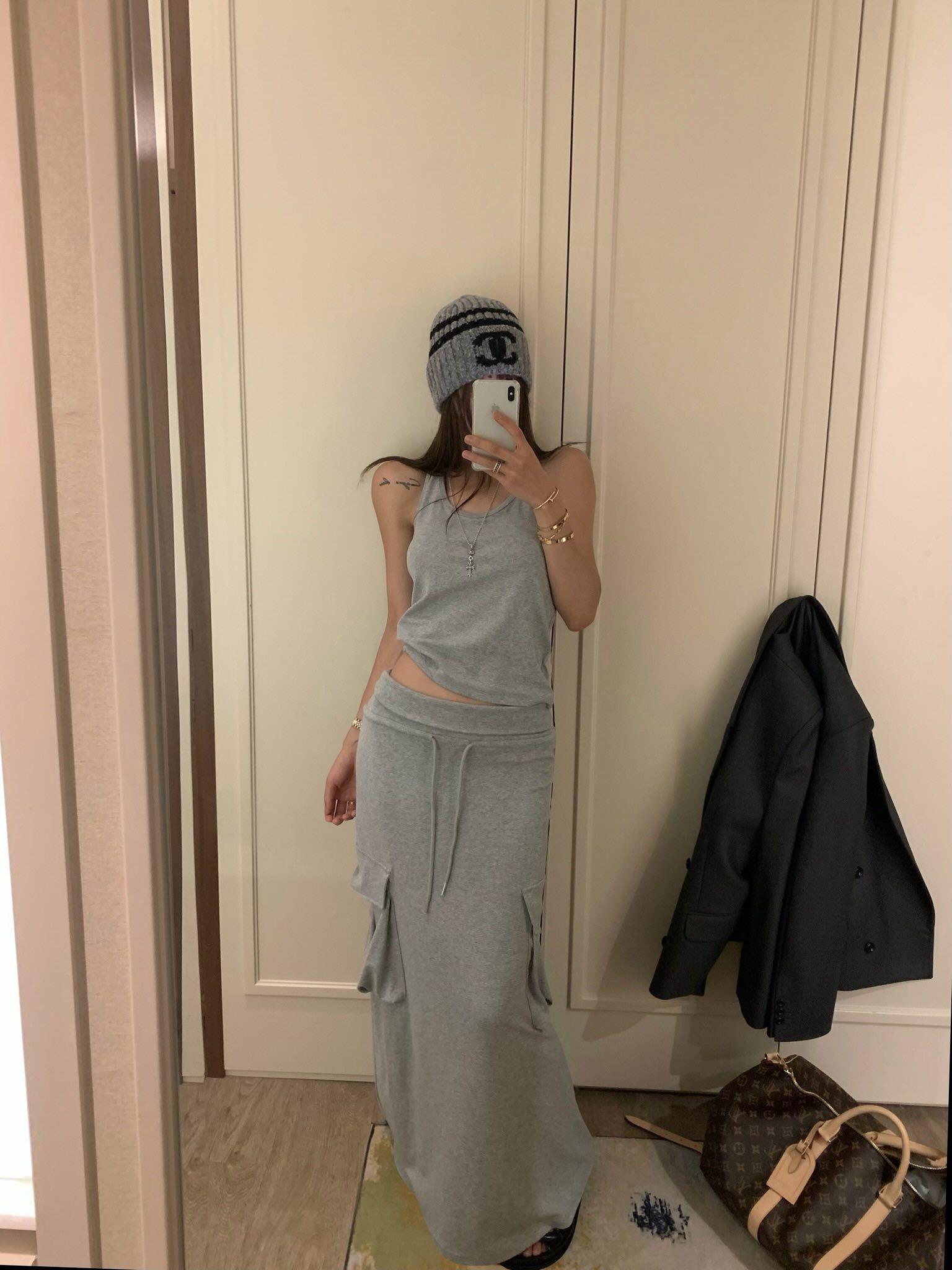 掛脖棉質背心