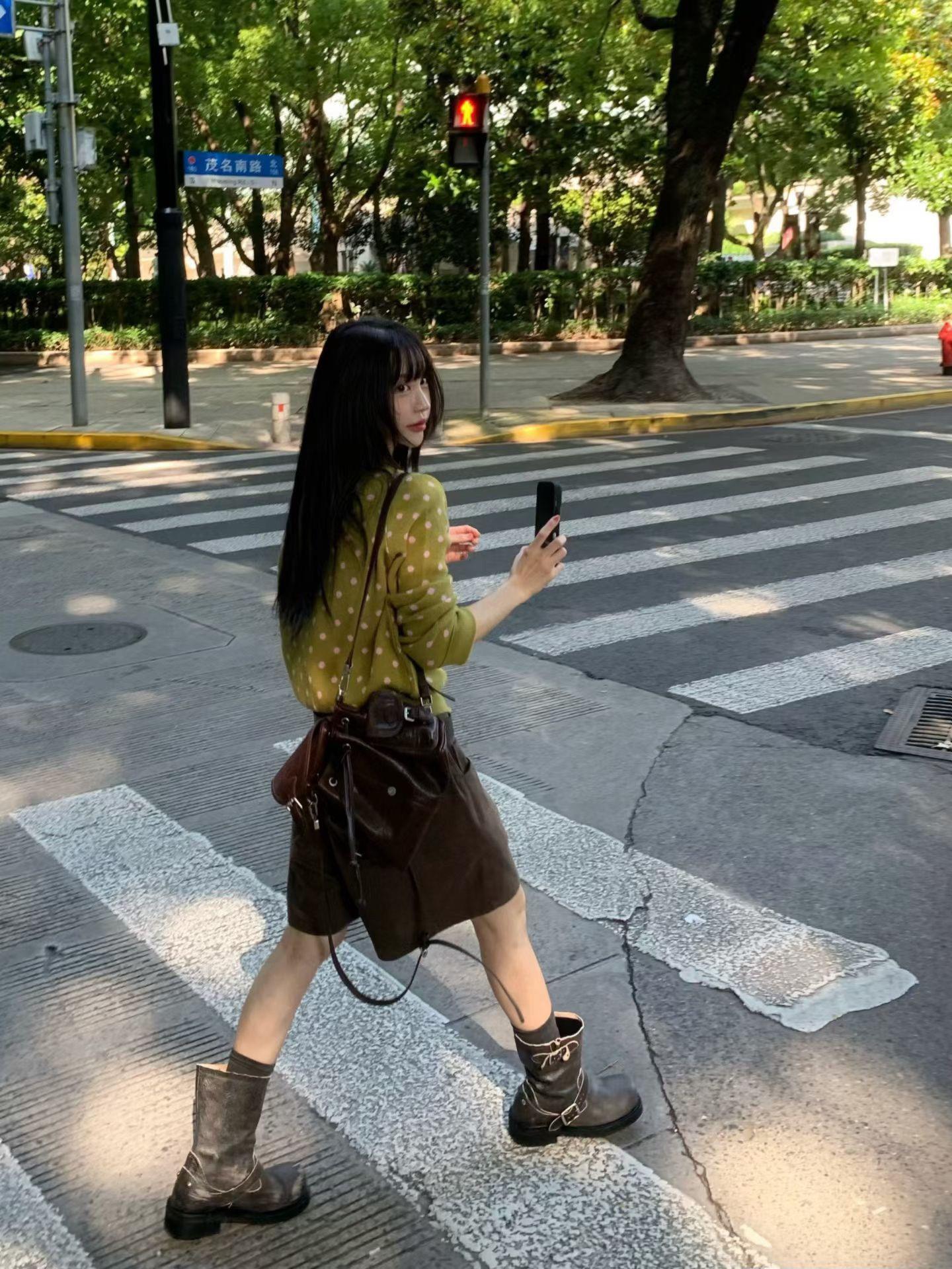 牛仔斜紋布五分褲