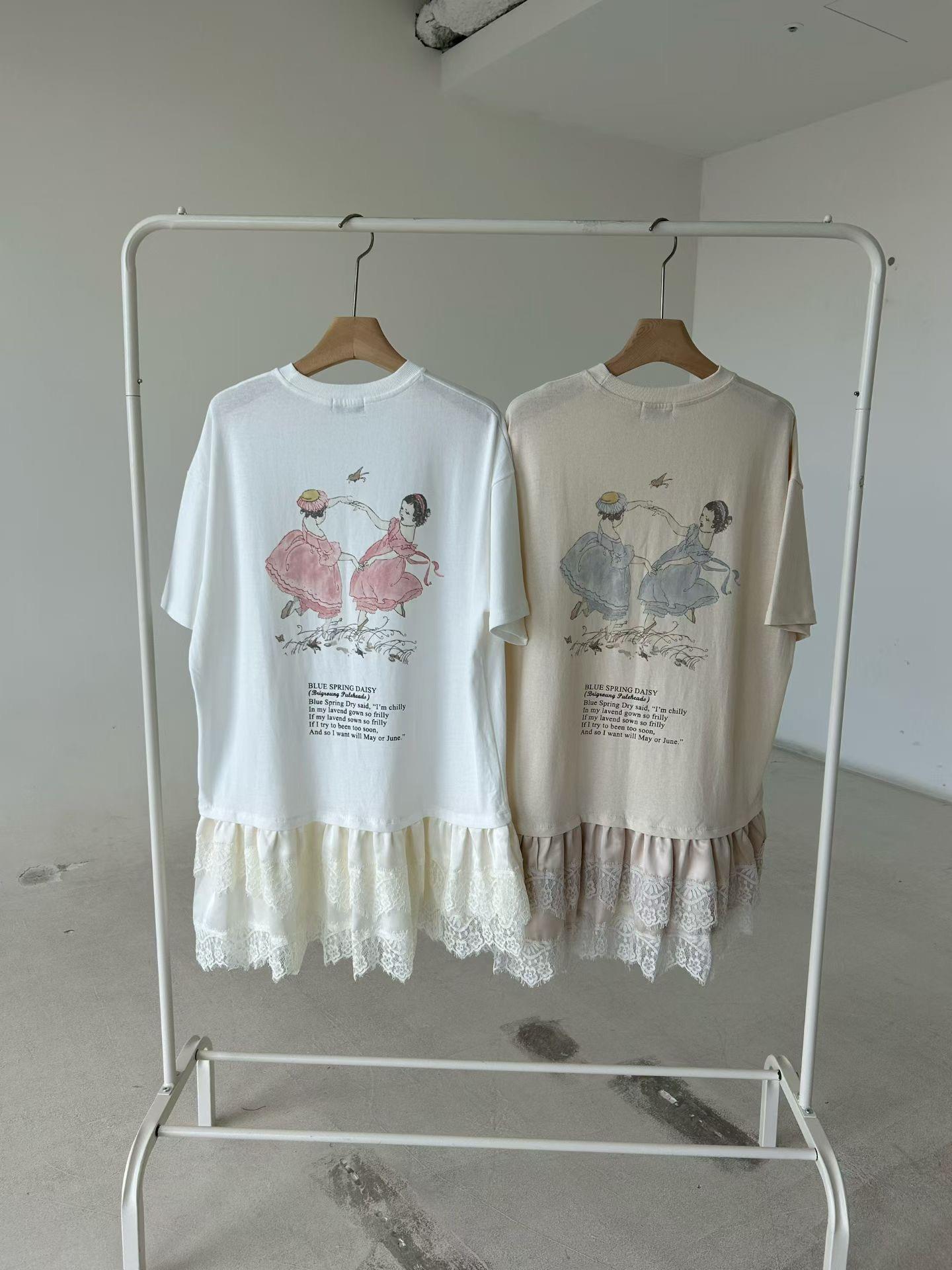 緞面拼蕾絲短洋裝
