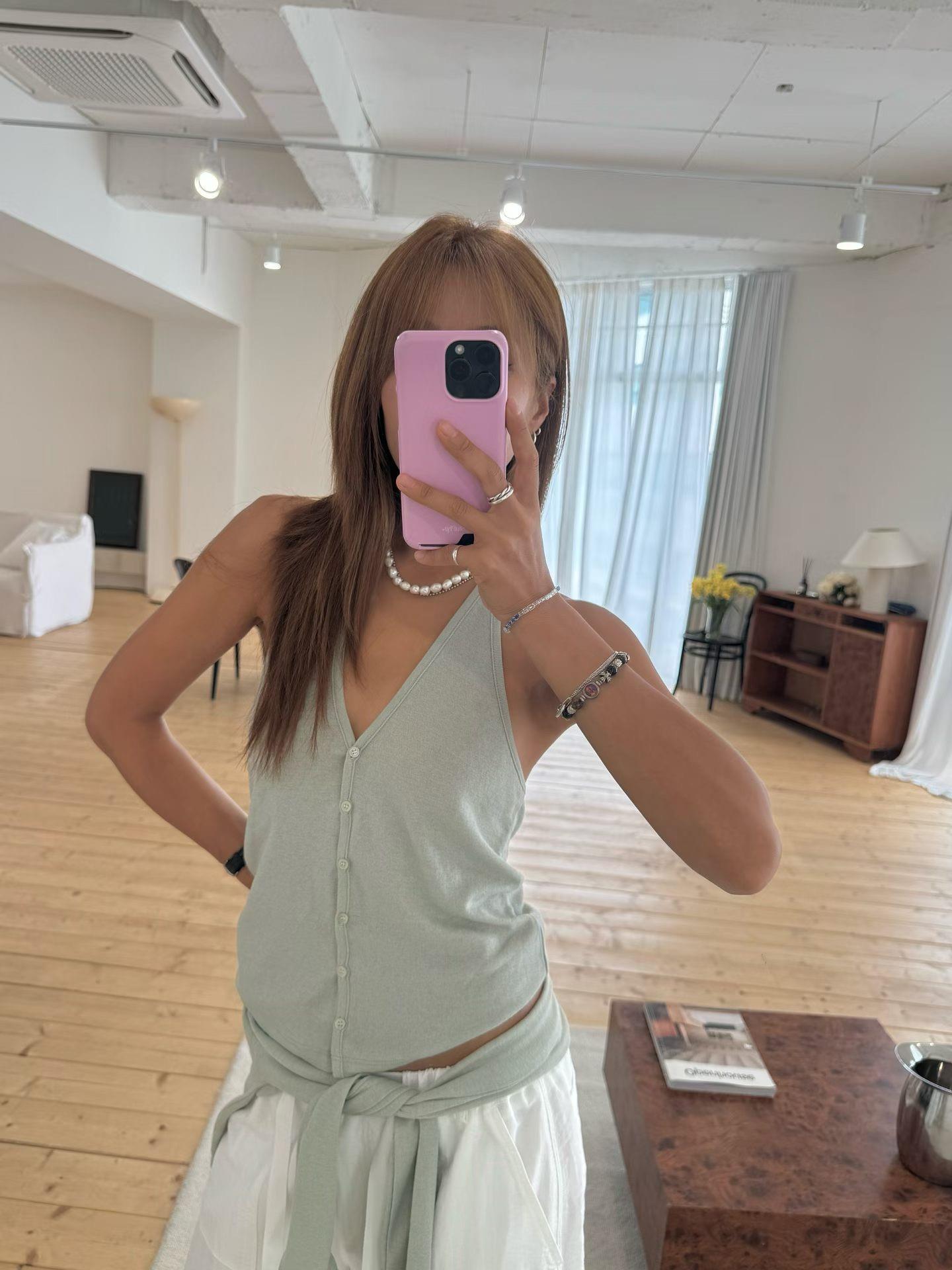 掛脖背心兩件式SET