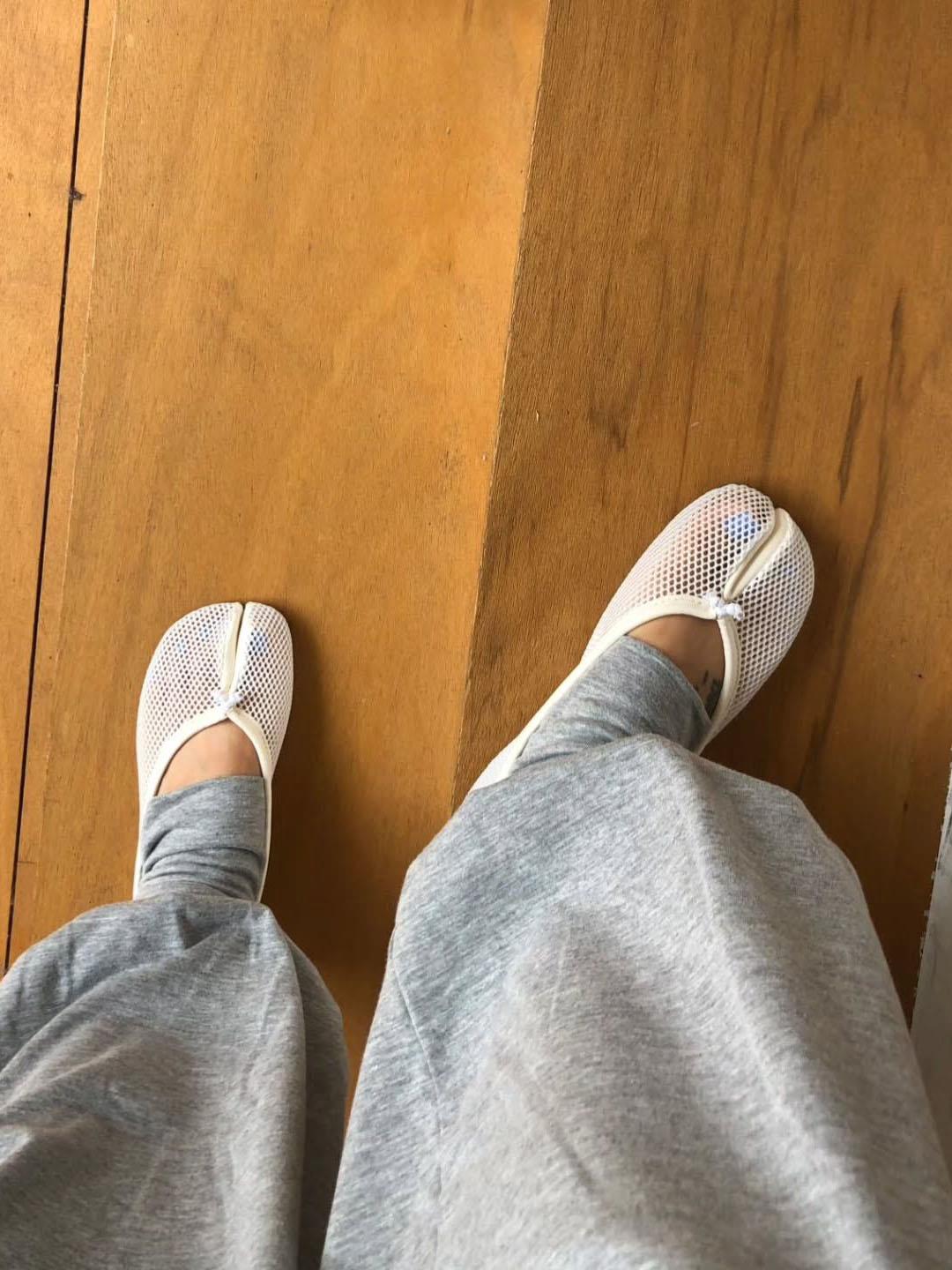 小網格分趾羊蹄鞋