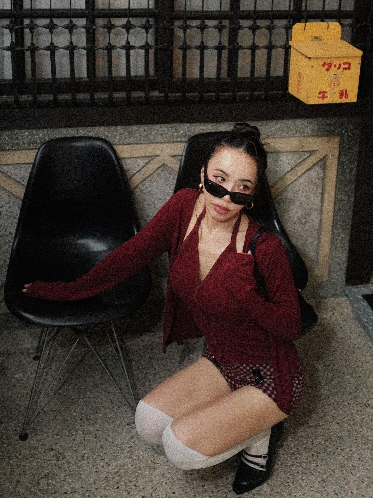 棉質外套拼掛脖排扣背心