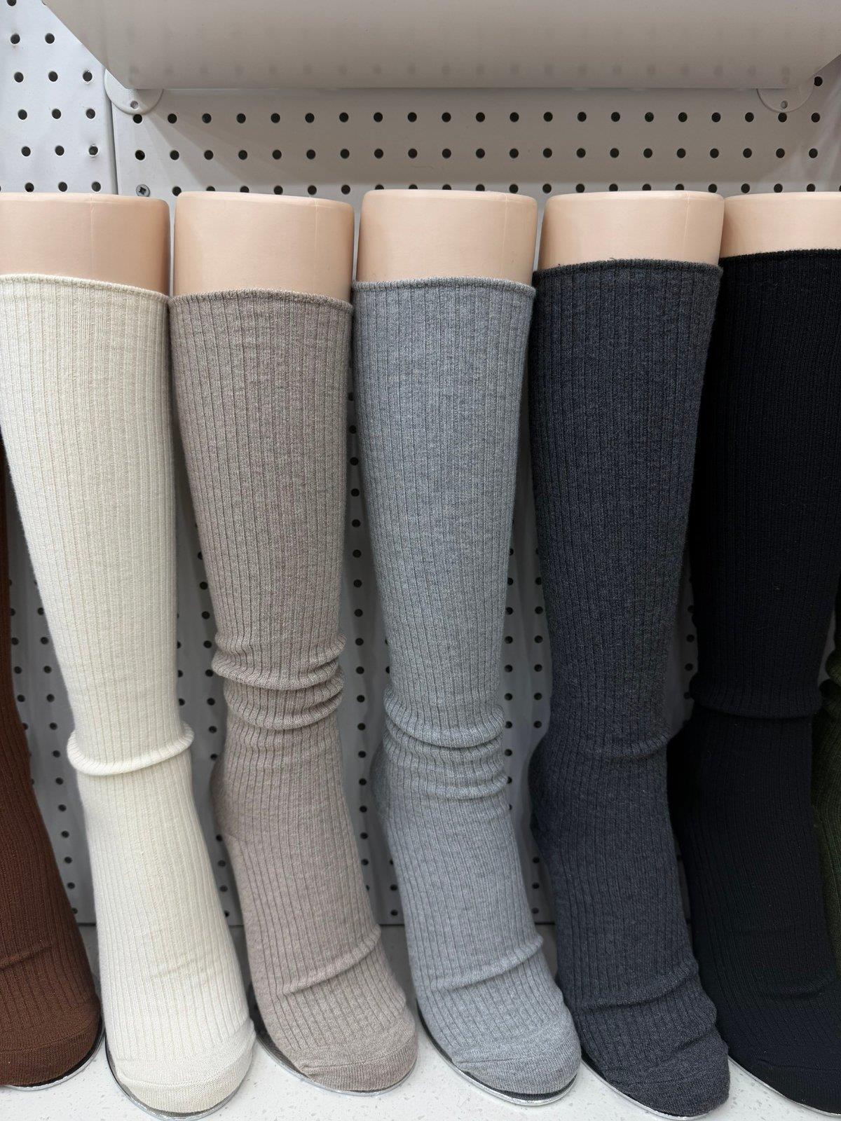 羊毛百搭膝下襪
