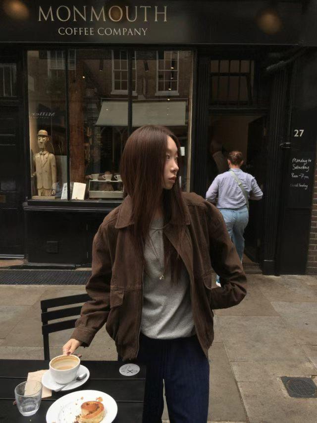 拉鍊水洗牛仔外套