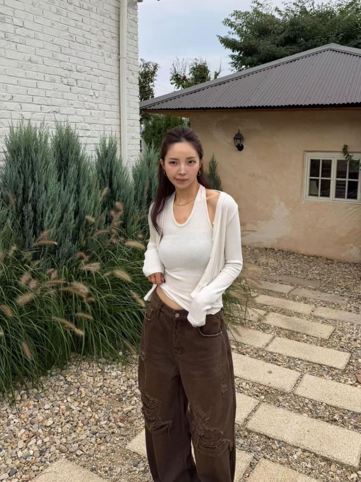 掛脖歐美背心外套SET