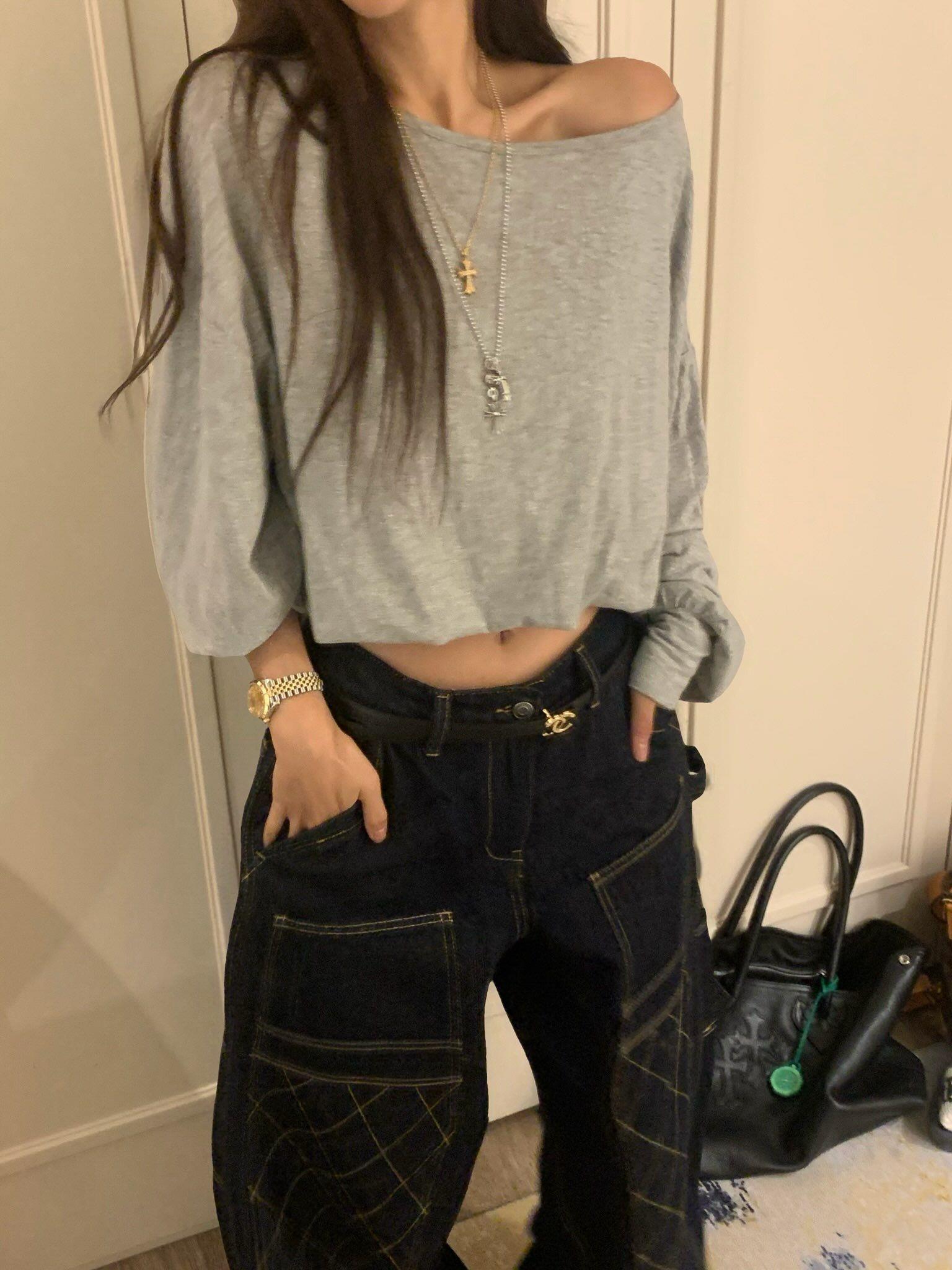 美背慵懶上衣