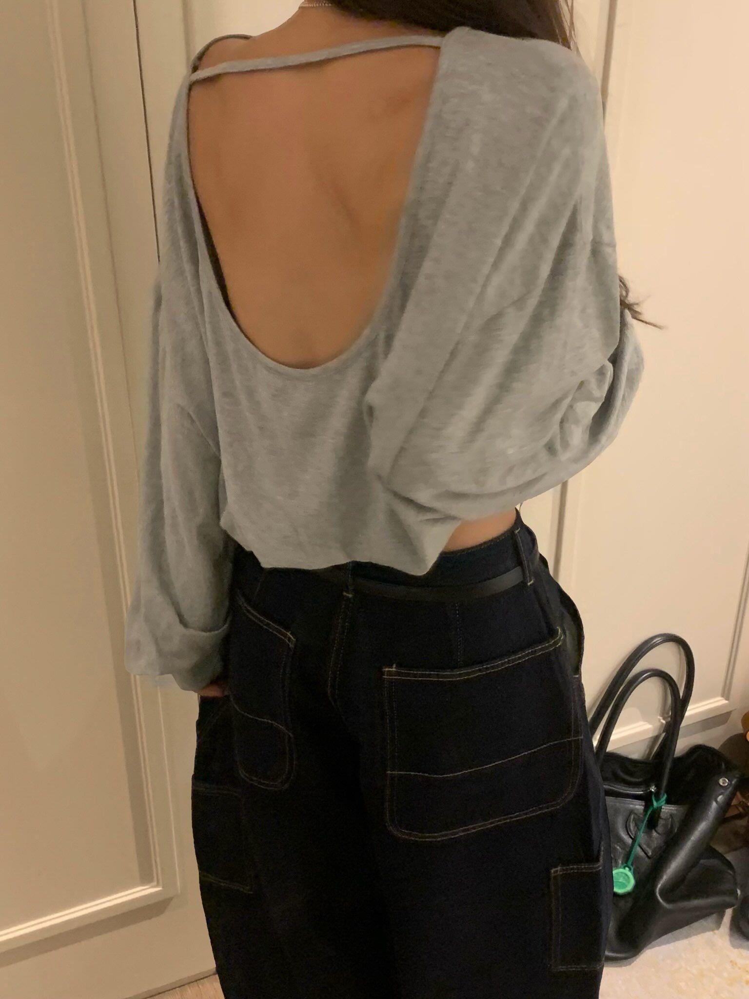 美背慵懶上衣