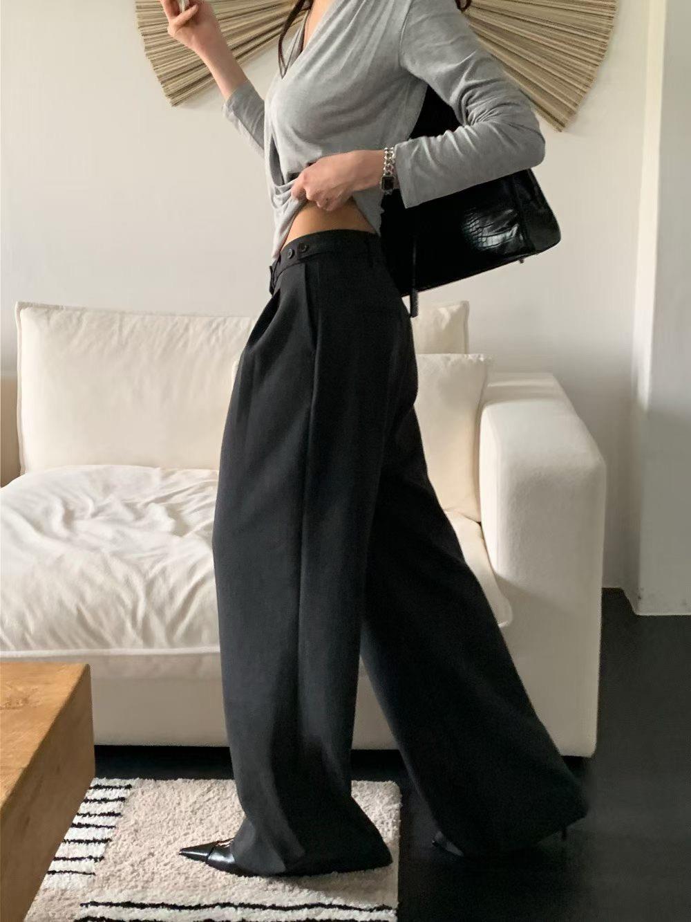 挺版西裝外長褲
