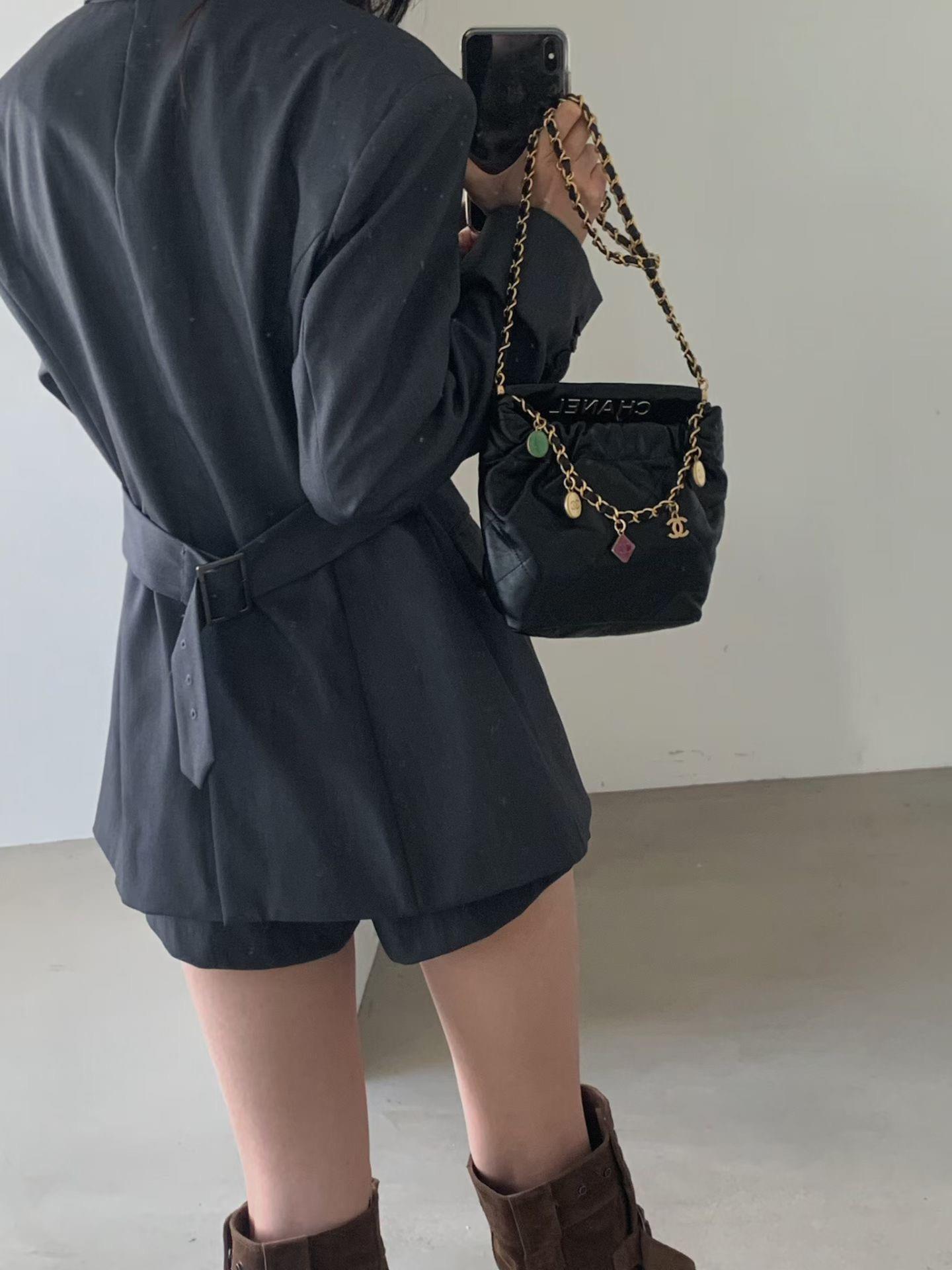 直條腰身西裝外套