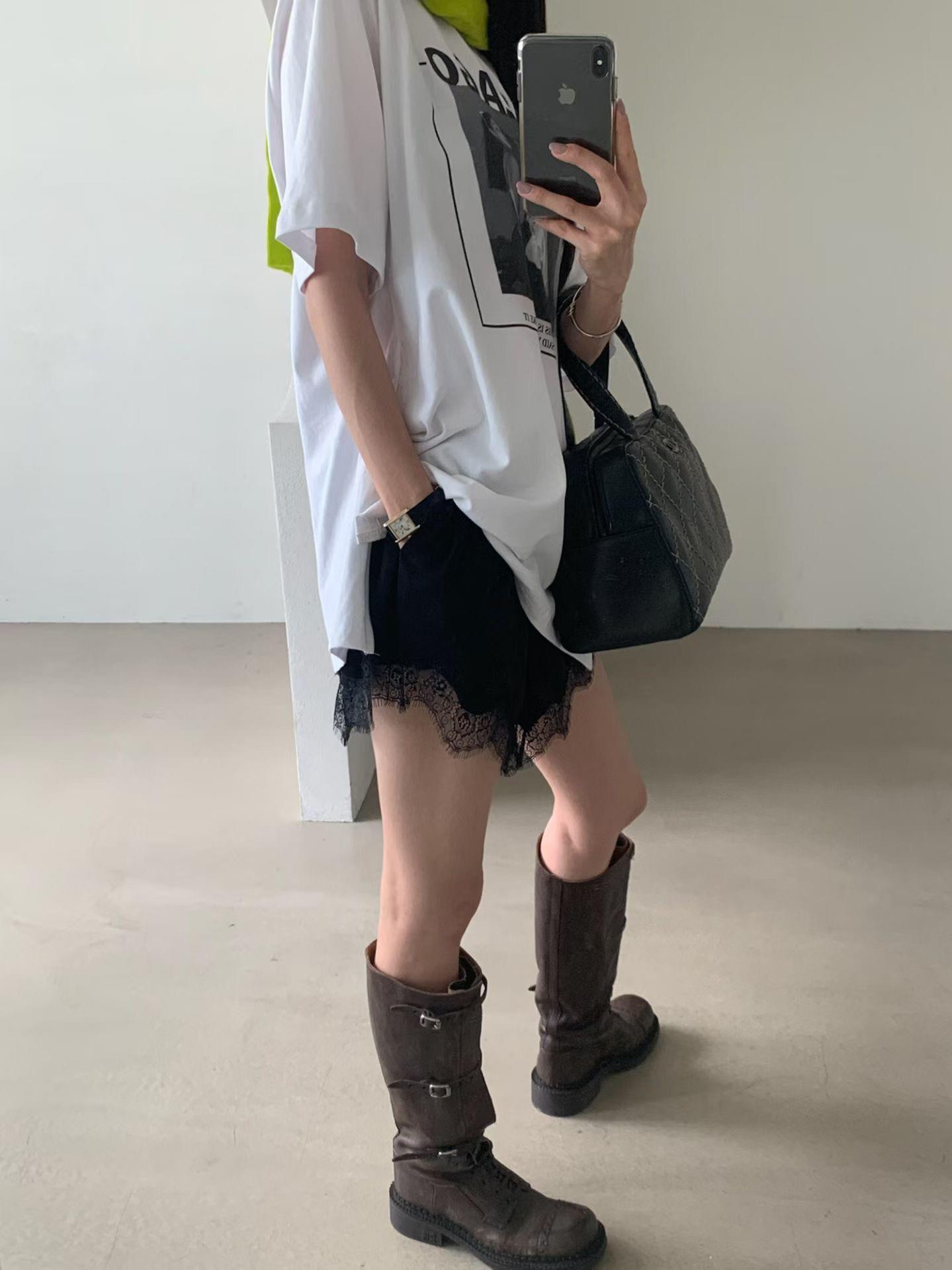 美式大圖中長上衣