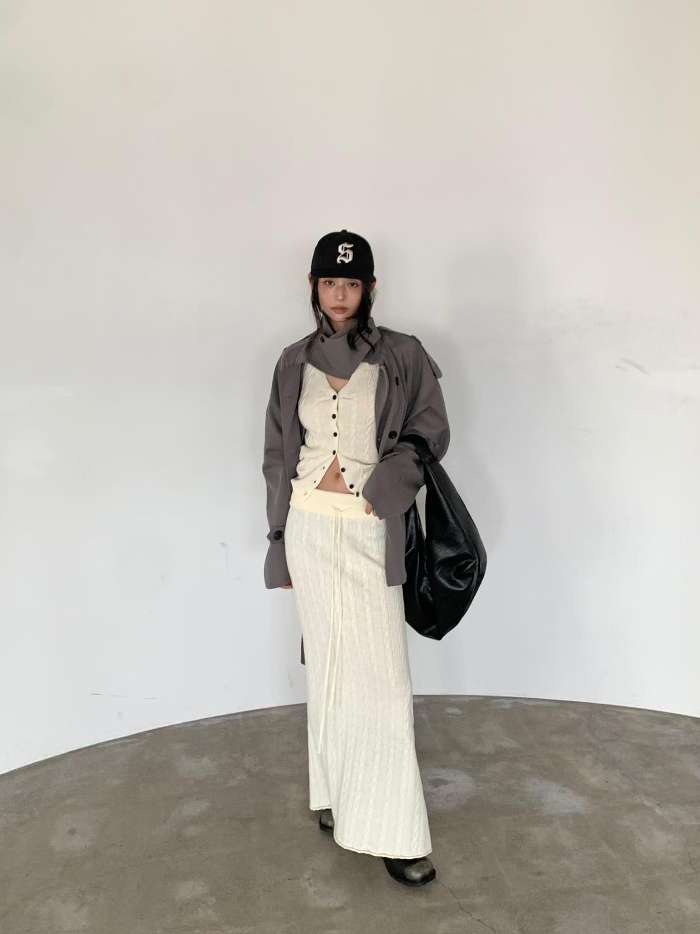 中長版風衣外套