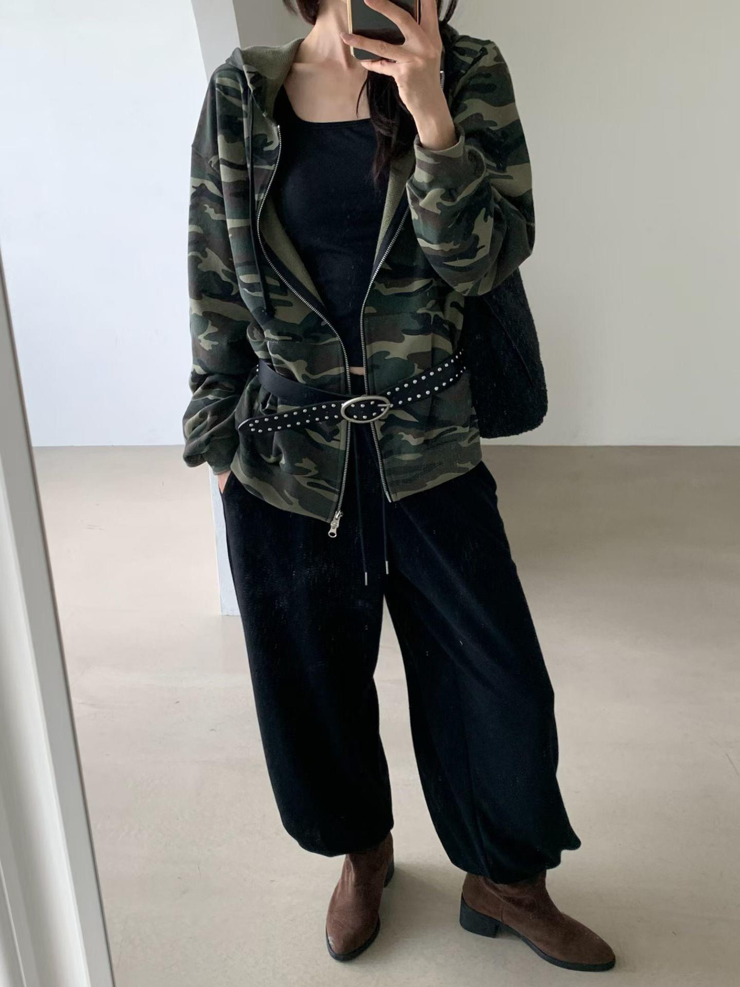 酷辣迷彩中長版外套