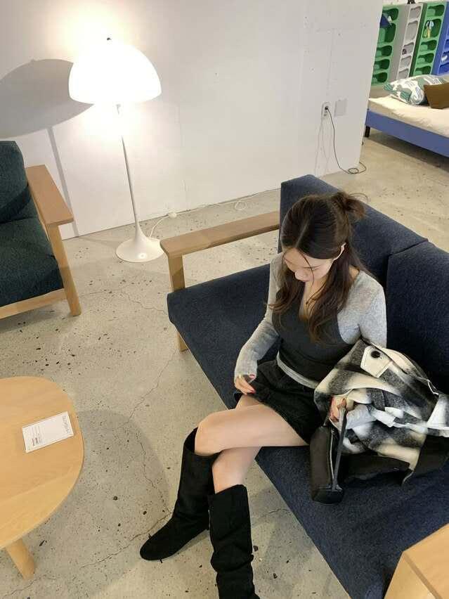 針織掛脖背心上衣SET